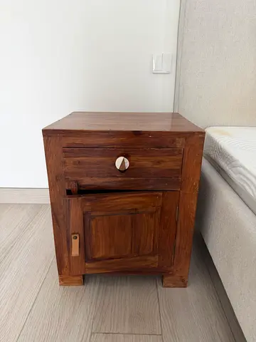 2 Solid Wood Bedside Tables for Sale