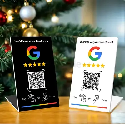 Google Review QR/NFC Card - Feedback Signs