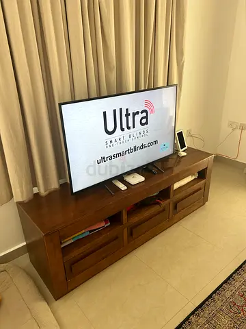 Large Solid Wood TV Cabinet / Media Unit – Urgent Sale