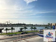 Beautiful 1-bedroom apartment in Al Jubail with a balcony and stunning sea view, spacious layout, su