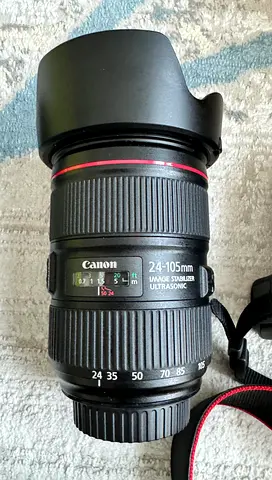 Canon EF 24-105mm f/4L IS USM Zoom Lens - Good Condition