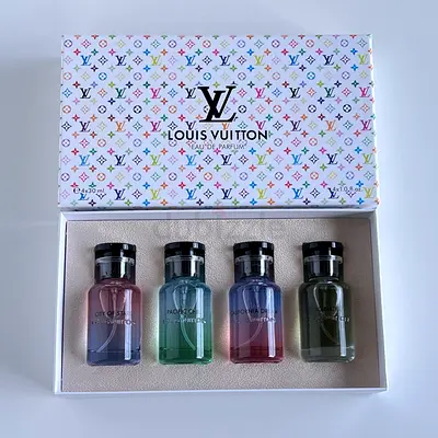 LV Perfume Gift Set 4×30ml With Sprays, Iridescent Version