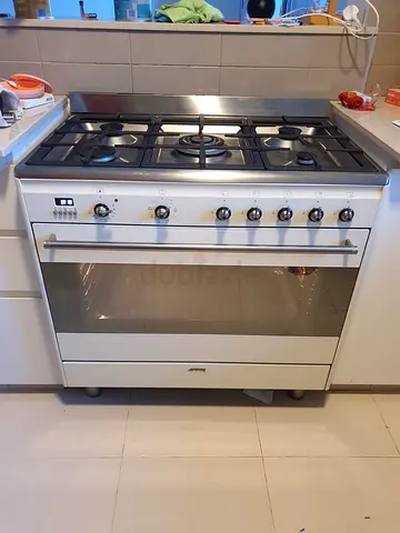 Smeg Top Gas Oven Electric Cooker For Sale 90CM - White