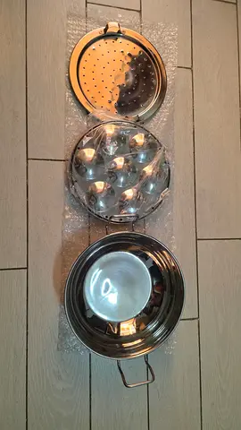 Triply Stainless Steel Idli Maker/Steamer - Brand New