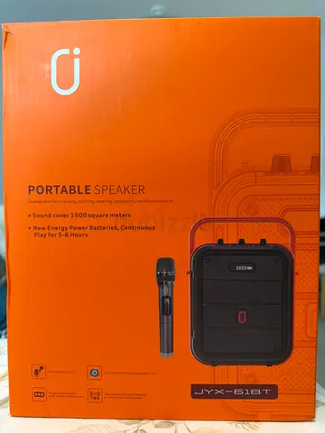iD Portable Speaker (Boxed) with Wireless Mic - Good Condition