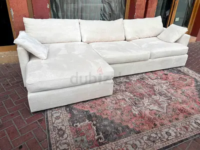 L-Shaped Crate&barrel Lounge sectional sofa