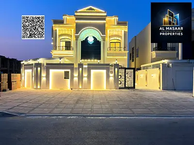 فلل تحت الانشاء تصميم كلاكسيك طابقين و رووف مساحة 5000 قدم على شارع الشيخ عمار الرئيسى تملك حر لجميع الجنسيات