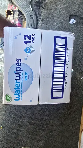 WaterWipes Sensitive+ Newborn & Baby Wipes – 720 Wipes | 12 Packs | 99.9% Water