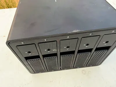 Used 5-Bay External NAS Enclosure (Diskless) - Good Condition