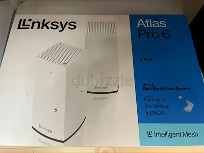 Linksys Atlas Pro 6 Velop Dual Band Whole Home Mesh WiFi 6 System (AX5400) 2-Pack