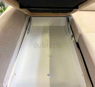Beige Storage Sofa Bed