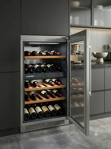 Liebherr Dual-Zone Wine Cooler & Beverage Fridge – Dual Temperature | Premium Design