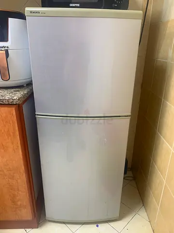 Double-door refrigerator (top freezer) - used, good working condition