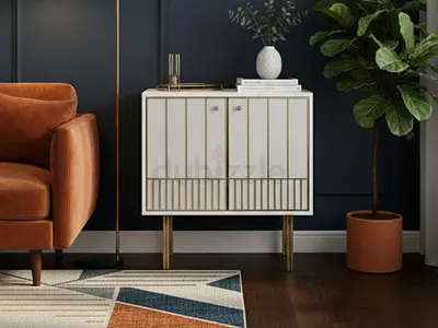 West Elm Bar Cabinet