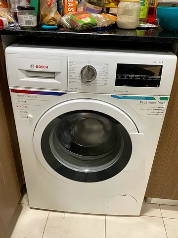 Bosch Series 6th Washing Machine Eco Silence Drive Model 9kg Excellent Condition Perfect Working Ne