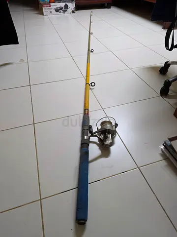 Used spinning fishing rod and reel - full length, ready to fish
