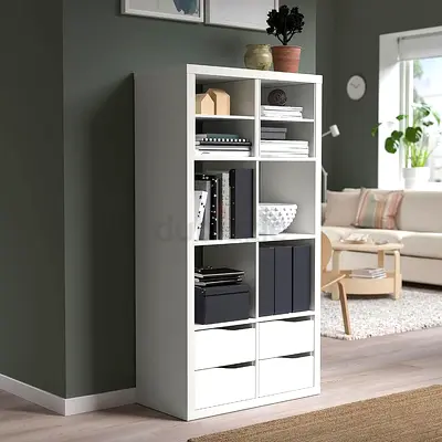 KALLAX Shelving unit, white, 77x147 cm