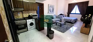 Furnished 1BR Studio-Style | Sydney Tower JVC | Open-Plan Layout