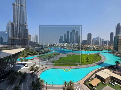 6 Chqs- Unfurnished- Full Burj Fountain View