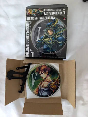 Dissidia Final Fantasy Glass Plate Collection Vol 1 - Bartz Klauser