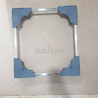 New Adjustable Stainless Steel Washing Machine Stand - Anti-vibration Base