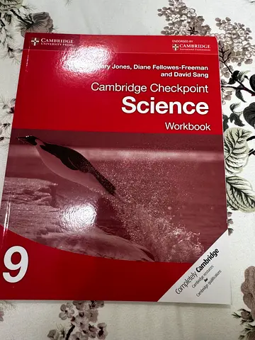 Cambridge Checkpoint Science Workbook 9