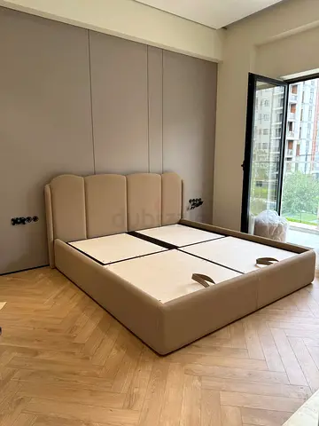 Modern Upholstered Bed Frame with Storage
