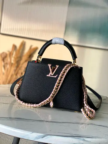 Louis Vuitton Capucines Black Bag