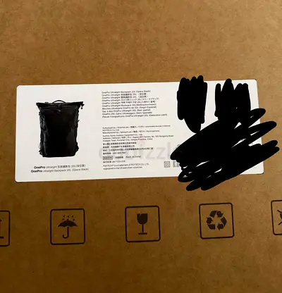Pgytech Onepro Ultralight Backpack 20L (Space Black) - New in Box