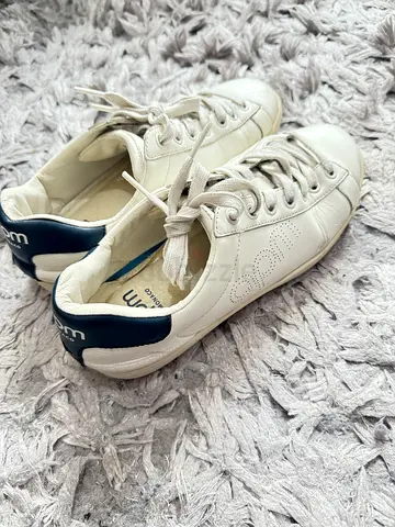 Apm Monaco White leather sneakers