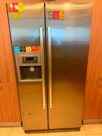 Bosch Side by Side Refrigerator  750L - Silver Grey