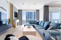 Sea View | High Floor | Upgraded and Furnished