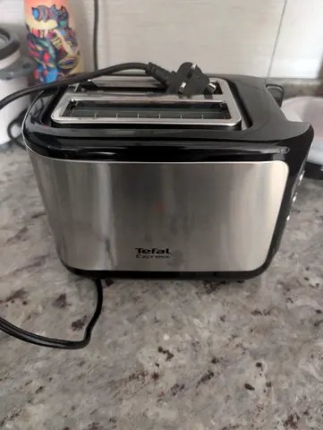 Tefal 2-Slice Stainless Steel Toaster - Good Working Condition
