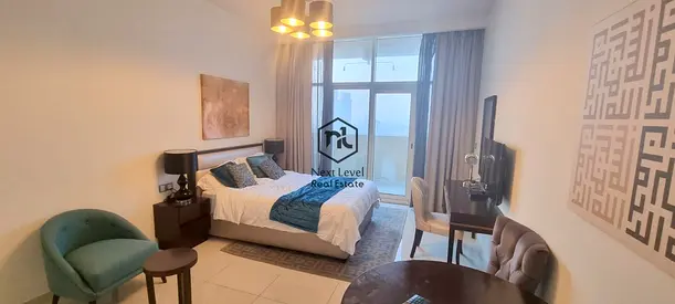 Modern Furnished Studio | Big Balcony | High Floor | Open View