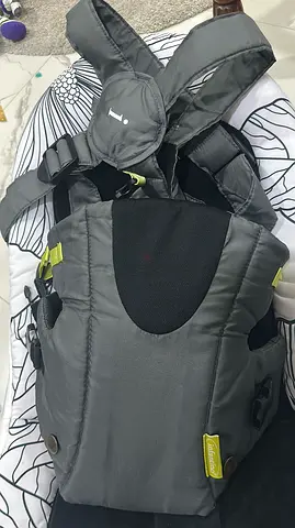 Gray Ergonomic Baby Carrier - Front and Back Carry, Lightly Used