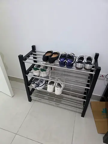 4 Tier Metal Shoe Rack Organizer