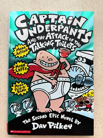 Captain Underpants and the Attack of the Talking Toilets Book BRAND NEW