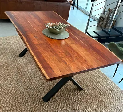 “Live Edge” Dining Table