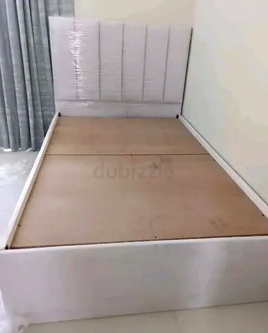 Double siza bed frame with madical mattress with storage