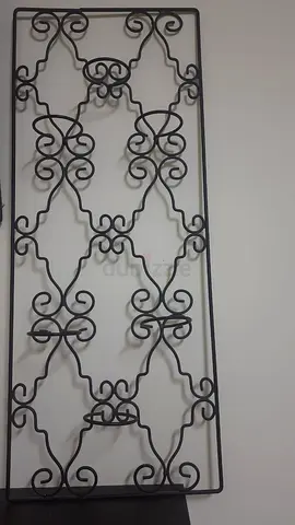 Large Iron Scrollwork Candle Holder