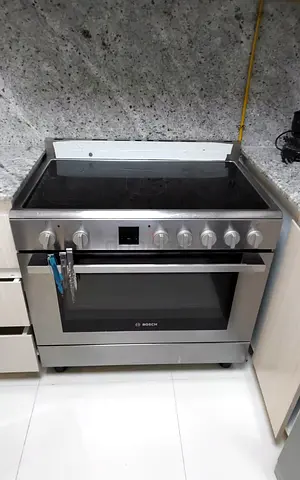 Bosch Stainless Steel Electric Range with Ceramic Hob and Oven