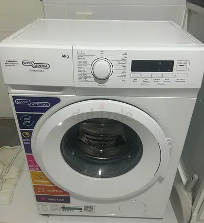 Super General 6kg Front Load Washing Machine - Good Working Condition