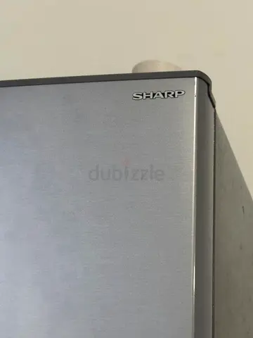 Sharp compact refrigerator/freezer - silver finish (used)