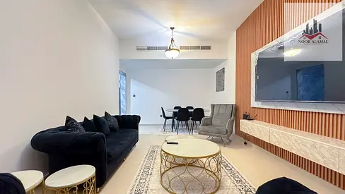 Sharjah, Al Khan – Beach Tower 1: An apartment fit for a VIP. First-time occupancy; fully furnished