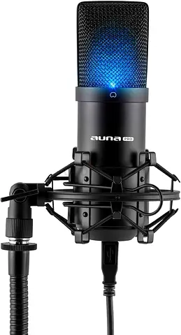 Auna Pro MIC-900 USB Microphone, Microphone PC, Condenser Microphone