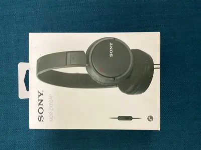 Sony MDR-ZX110AP Wired On-Ear Headphones - Black (IMPORTANT NOTE!!!:QUANTITY:2)