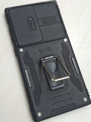 Mobile Phone Case with Camera Slider and Stand