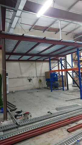 Industrial Steel Mezzanine Structure — Heavy Duty Warehouse Platform