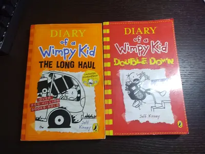 Diary of a Wimpy Kid: The Long Haul & Double Down — Set of 2 (paperbacks)