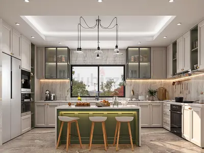 A Kitchen That Inspires — Neo-Classical Villa Kitchen | Dubai